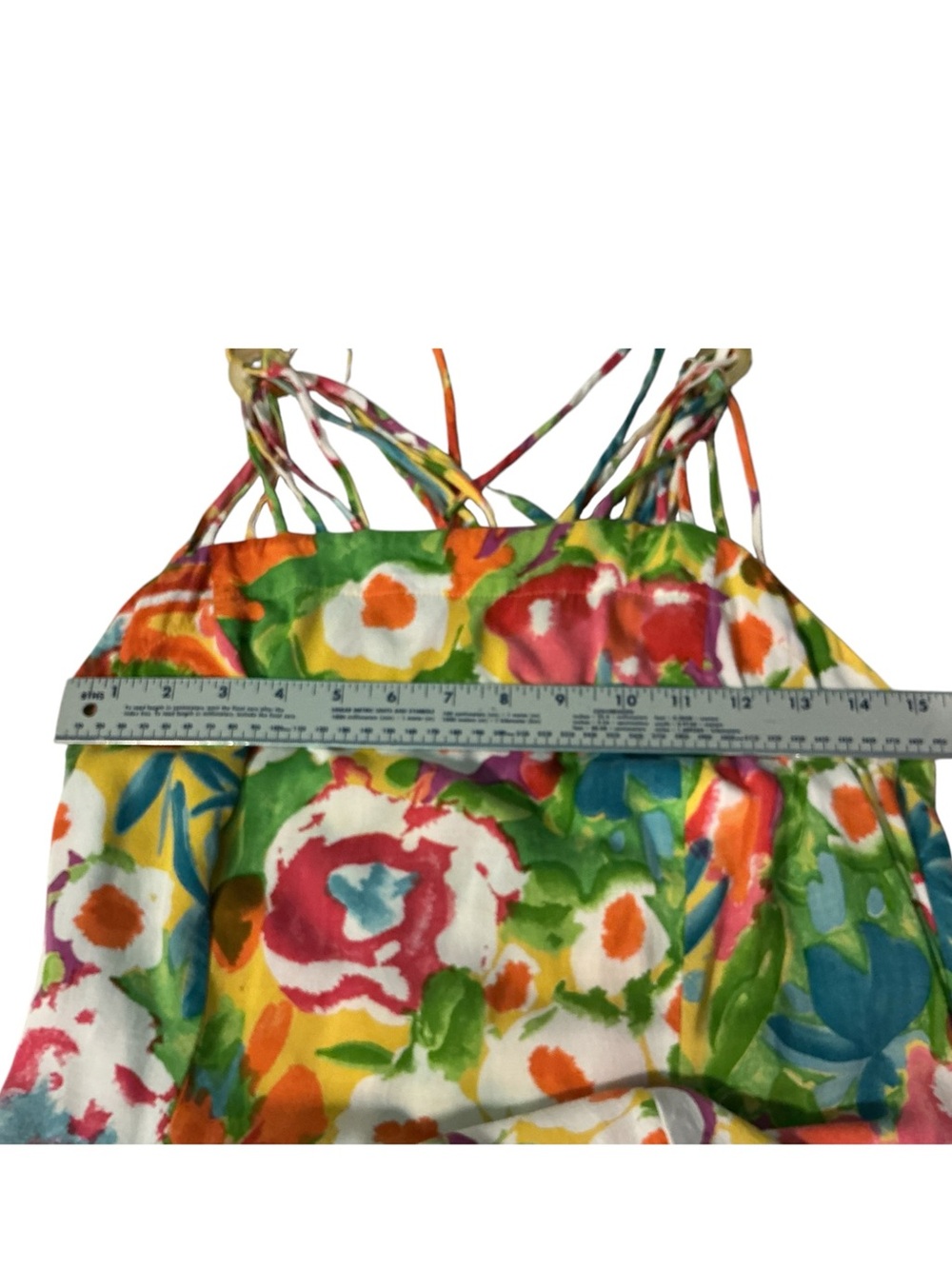 Howard Wolf Women’s Floral Print Design, Strappy Back Maxi Dress - Picture 12 of 14